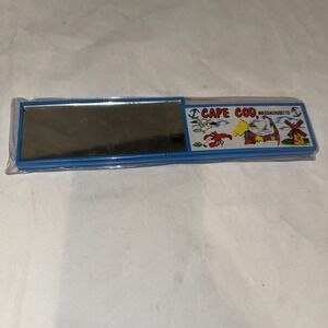 Vintage Cape Cod Massachusetts comb and‎ mirror souvenir Set